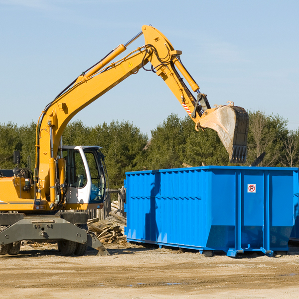 what happens if the residential dumpster is damaged or stolen during rental in Johannesburg Michigan